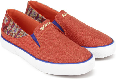 

Sparx SC0298L Canvas Shoes For Women(Orange, Blue, Rdwh