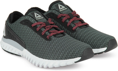 

REEBOK WAVE RIDE Running Shoes For Women(Black, Grey, Black/neon cherry/grey