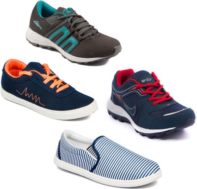 

Asian Men Casual & Running Shoes Combo Pack of 4 Running Shoes For Men(Multicolor