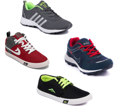 

Asian Men Casual & Running Shoes Combo Pack of 4 For Men(Multicolor