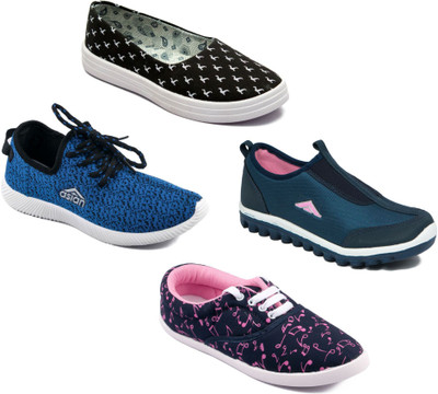 

Asian Women Casual & Running Shoes Combo Pack of 4 Walking Shoes For Women(Multicolor