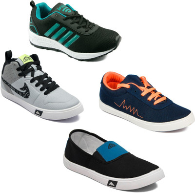 

Asian Men Casual & Running Shoes Combo Pack of 4 Running Shoes For Men(Multicolor