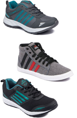 

Asian Men Casual & Running Shoes Combo Pack of 3 For Men(Multicolor