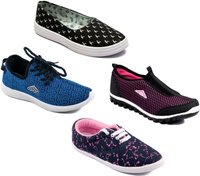 

Asian Women Casual & Running Shoes Combo Pack of 4 Walking Shoes For Women(Multicolor
