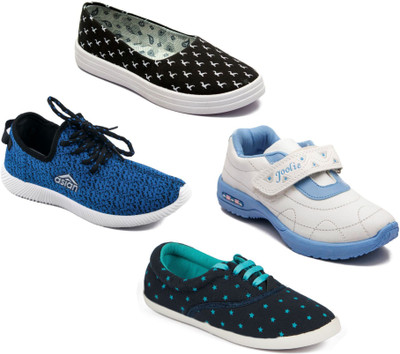 

Asian Women Casual & Running Shoes Combo Pack of 4 Walking Shoes For Women(Multicolor