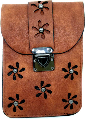 

HALO NATION Girls Casual Brown Leatherette Sling Bag