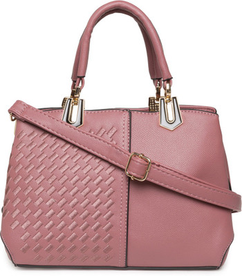 

Satchel Bags Women Casual Pink PU Sling Bag