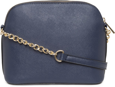 

Satchel Bags Women Casual Blue PU Sling Bag