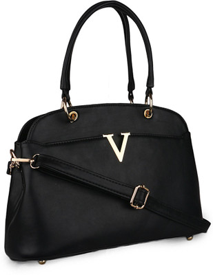 Dewberries Women Casual Black PU Sling Bag