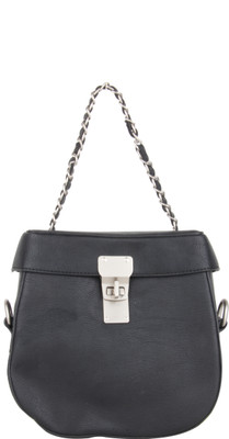 Ravi Collections Women Evening/Party Black PU Sling Bag