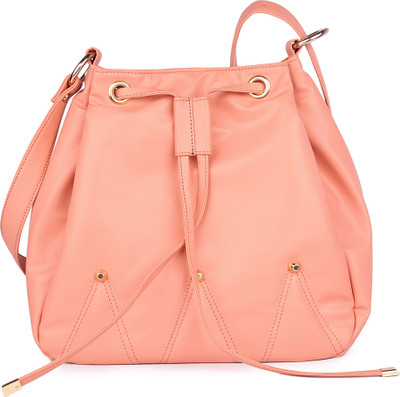 

Women Marks Women Casual Pink PU Sling Bag