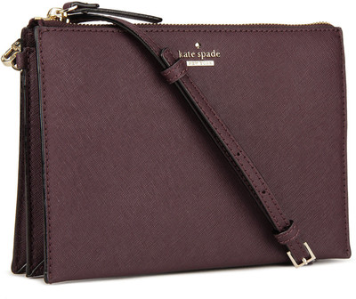 

Kate Spade Women Casual Purple Genuine Leather Sling Bag