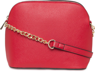 

Satchel Bags Women Evening/Party Red PU Sling Bag