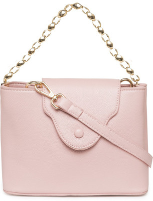 

Satchel Bags Women Casual Pink PU Sling Bag