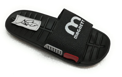 

Angel Fashion Magnet Slipper- 001 Slides, Black