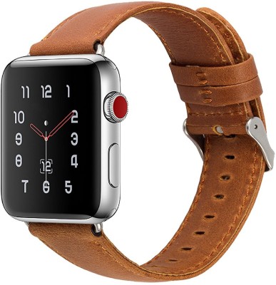 

Globus Geschaft Leather Watch Band Strap for Apple Watch , Brown 42mm Smart Watch Strap(Brown)