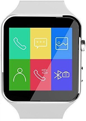 

Padraig X6 Bluetooth Smartwatch with Camera/ SIM / TF Card Slot Pedometer Anti-Lost Compatible With Smartphones Smartwatch(White Strap Free Size)