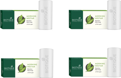 

BIOTIQUE BIO MORNING NECTAR SKIN SOAP FLAWLESS SKIN SOAP 150gm(600 g, Pack of 4)