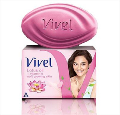 vivel Lotus Oil + Vitamin E Soap(500 g, Pack of 5)