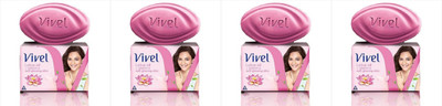 Vivel Lotus Oil + Vitamin E Soap(240 g, Pack of 4)
