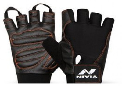 

Nivia Cobra Gym & Fitness Gloves (, Black, Orange