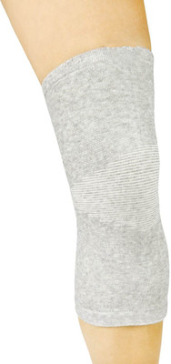 

Leosportz Pure Cotton knee support & knee cap Knee sleeves for fitness and pain relief Knee Support(Grey