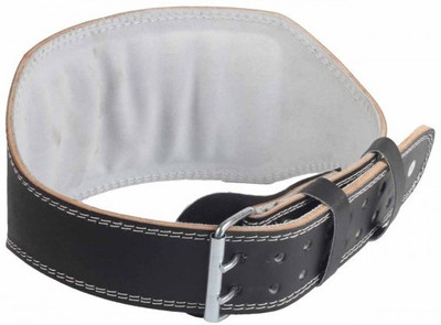 

FACTO POWER EXTRA WIDE, LEATHER GYM BELT (SIZE : XL) Waist Support (XL, Black)