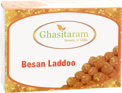 

Ghasitaram Gifts Special Besan Laddoo(400 g, Box)