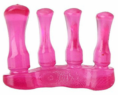 

Jern Red Gel Silicone toe separator and Bunion Guard(Pack Of 2)