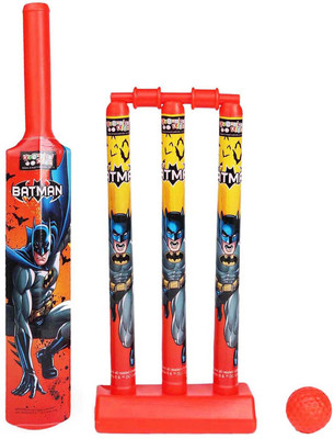 

Batman Kids First Cricket Set with Bat & Ball, 3 Wickets, Base and Bail Cricket Kit
