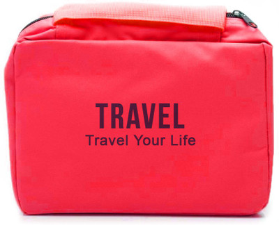 

Sphiron Premium Foldable Travel Organizer Pouch(Red)