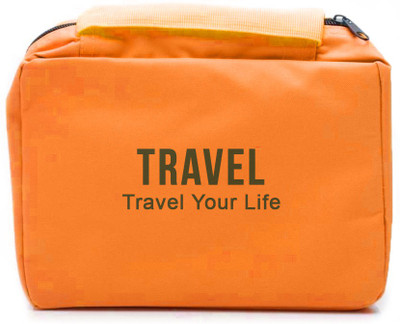 

Sphiron Premium Foldable Travel Organizer Pouch(Orange)