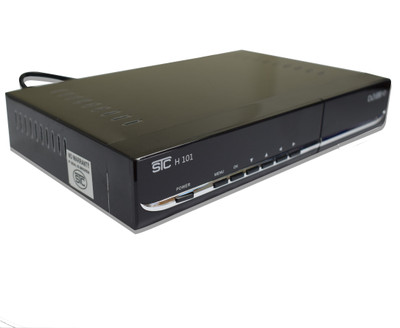 

STC Dth Set Top Box Media Player Full HD Free To Air Media Streaming Device (White) h-101 Plug and Play Satellite Radio
