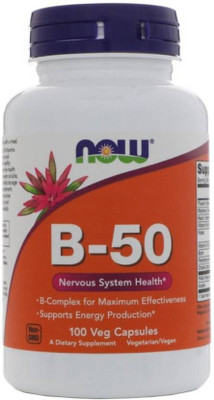 

Now Foods Now Foods, B-50, 100 Veg Capsules(100 No)