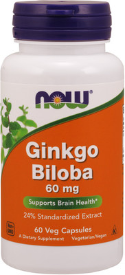 

Now Foods Ginkgo Biloba(60 No)