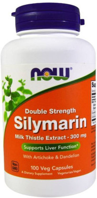 

Now Foods Double Strength Silymarin Milk Thistle Extract With Artichoke & Dandelion(100 No)