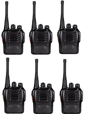 

Wellcare TWO-WAY Baofeng BF-888S two way radio WALKIE TALKIE RADIO ,FM Transceiver (Storage channel: 16) Walkie Talkie(Black)