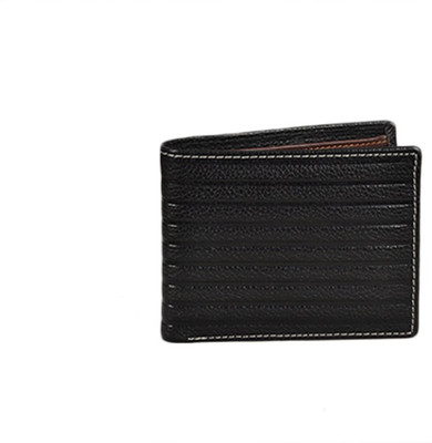 

hydensyde Men Black Genuine Leather Wallet(10 Card Slots)