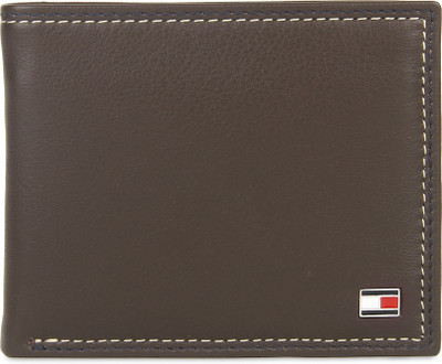 

Tommy Hilfiger Men Brown Genuine Leather Wallet(4 Card Slots)