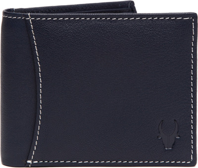 

WildHorn Men Blue Genuine Leather Wallet(9 Card Slots)