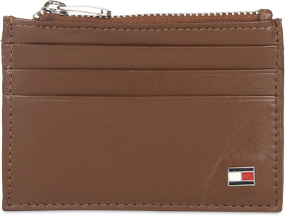 

Tommy Hilfiger Men Multicolor Genuine Leather Wallet(6 Card Slots), Wine/navy