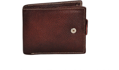 

hydensyde Men Brown Genuine Leather Wallet(7 Card Slots)