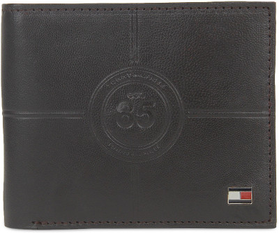 

Tommy Hilfiger Men Brown Genuine Leather Wallet(4 Card Slots)