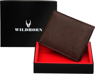 

WildHorn Men Formal Brown Genuine Leather Wallet(7 Card Slots)