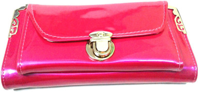 

Bidgap Women Pink Artificial Leather Wallet(6 Card Slots)