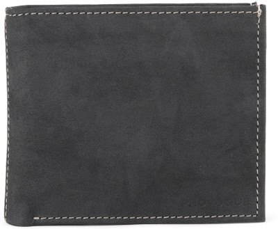 

Provogue Men Black Genuine Leather Wallet(5 Card Slots)
