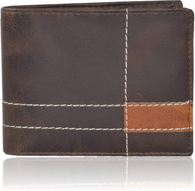 

Arrowbee Men Brown Artificial Leather Wallet(11 Card Slots)