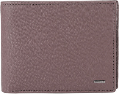 

Woodland Men Purple Genuine Leather Wallet(4 Card Slots), Plum