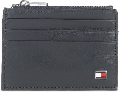 

Tommy Hilfiger Men Blue Genuine Leather Wallet(6 Card Slots), Navy