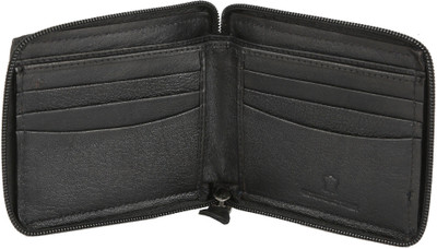 

WildHorn Men Black Genuine Leather Wallet(6 Card Slots)